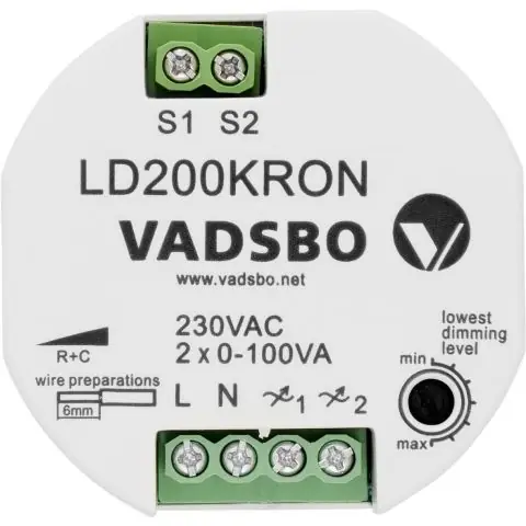 Vadsbo V-4020020IBK Krondimmer Beställ idag